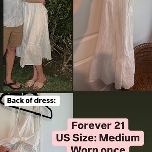 White Eyelet Midi Dress